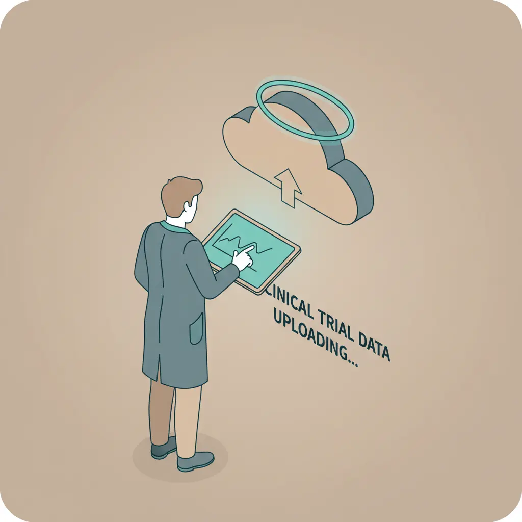 A person working at a computer with multiple digital charts visible.