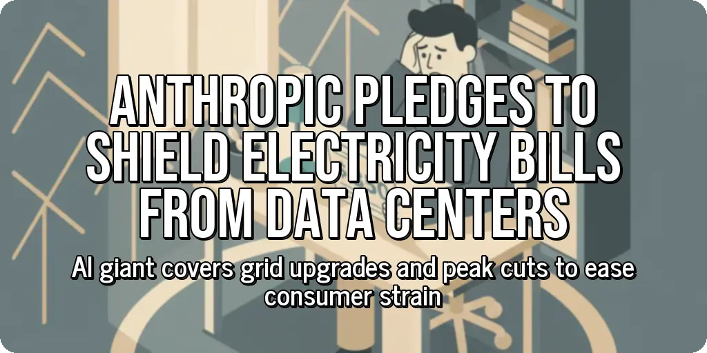 Anthropic Pledges to Shield Electricity Bills from Data Centers
