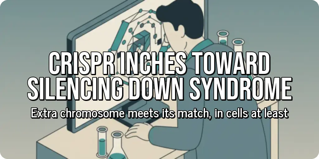 CRISPR Inches Toward Silencing Down Syndrome