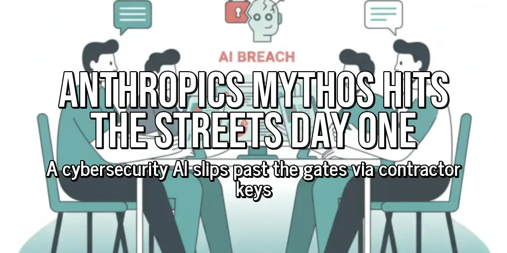 Anthropics Mythos Hits the Streets Day One