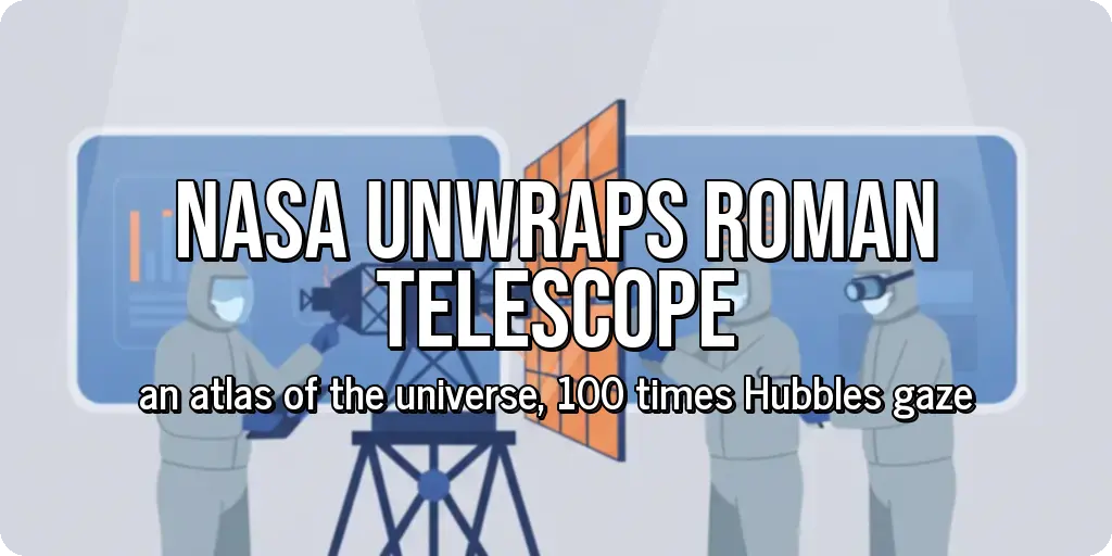NASA Unwraps Roman Telescope