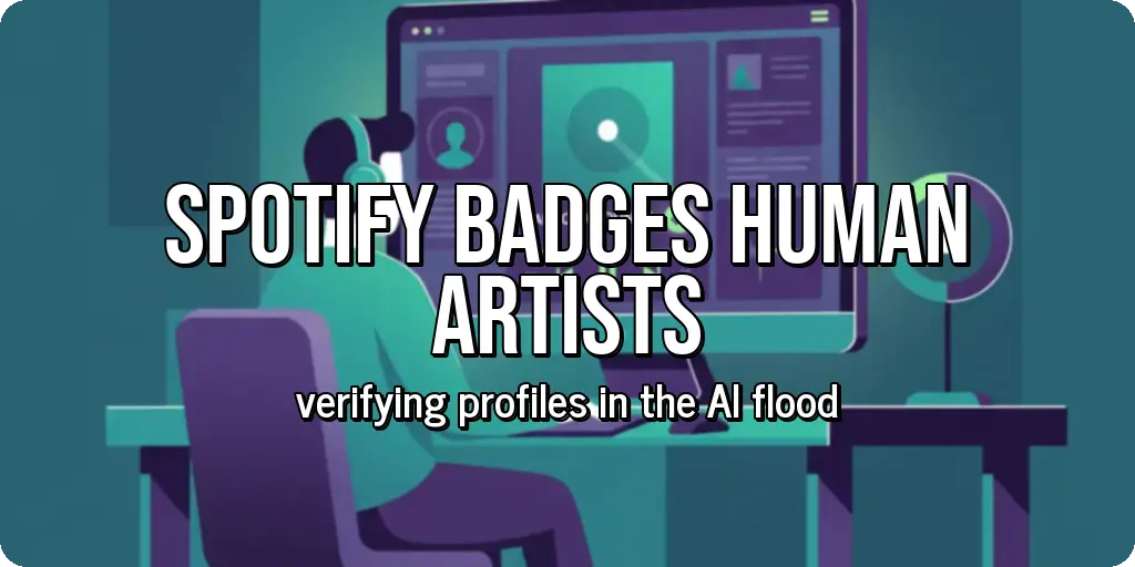 Spotify Badges Human Artists