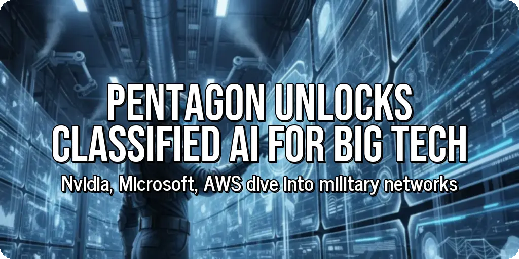 Pentagon Unlocks Classified AI for Big Tech